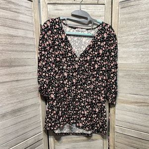 Ladies flower print blouse